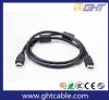 high speed hdmi cable with two ferrites or ring cores for 1.4v 2